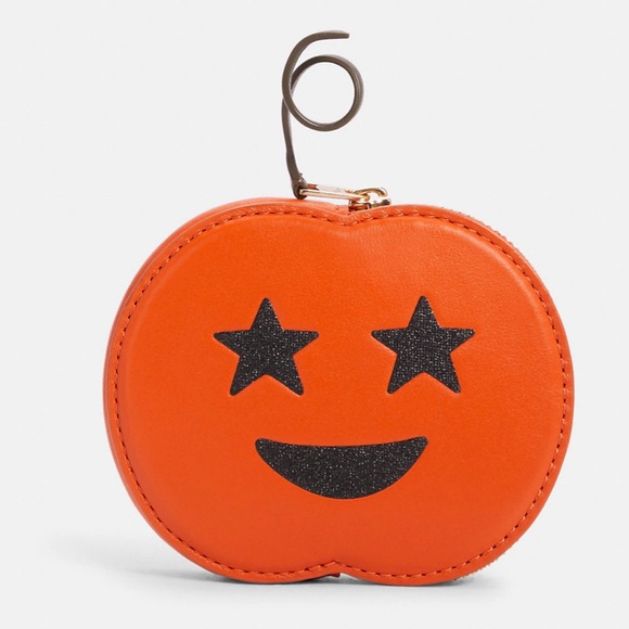 Coach Pumpkin 🎃 Coin Case - Picture 1 of 3